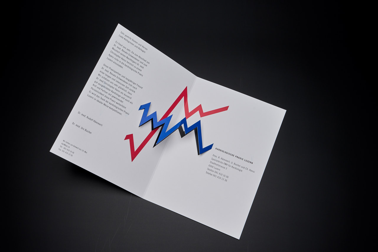 kardiologische Praxis Einladung