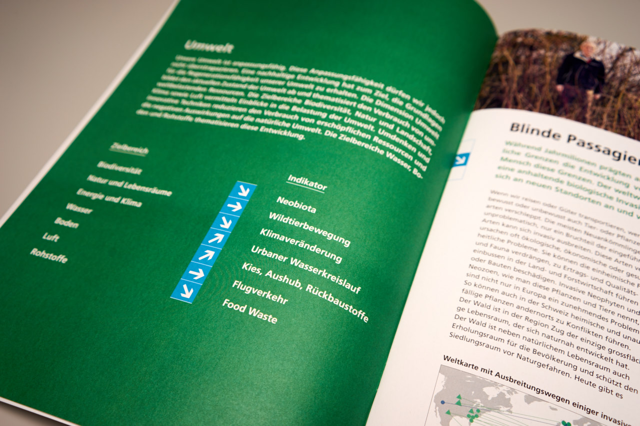 Stadt Zug Nachhaltigkeitsbericht Layout