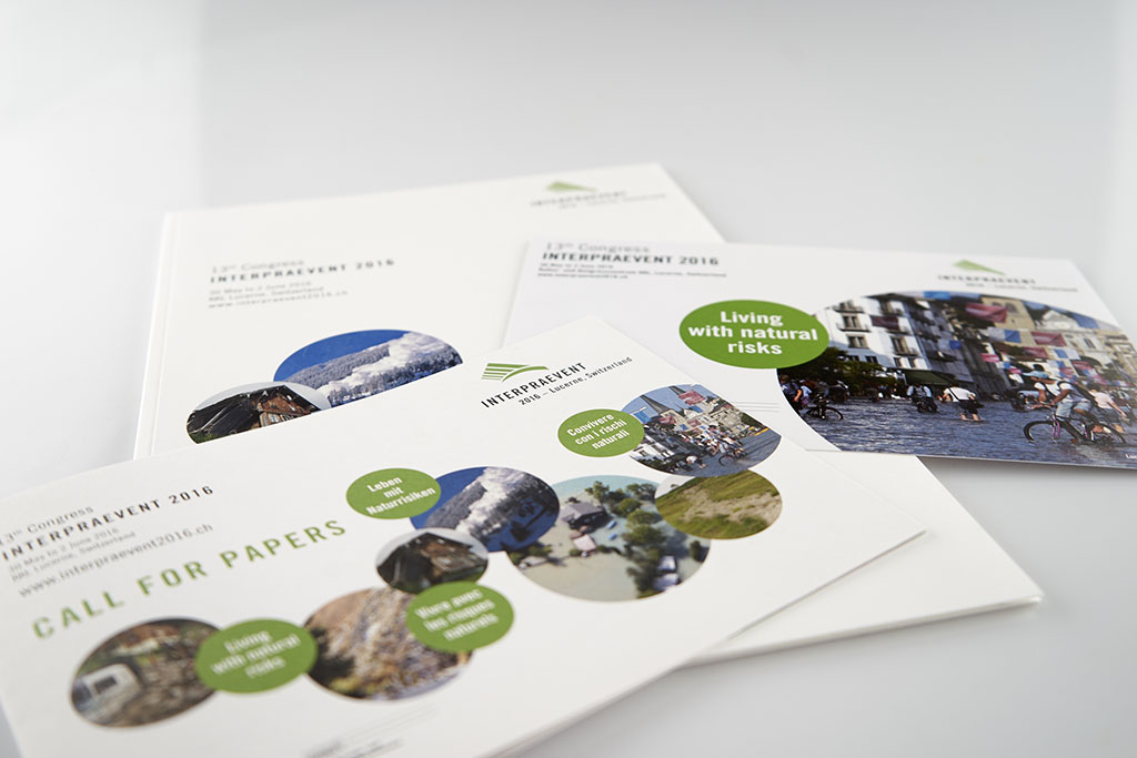 Interpraevent 2016 Druckprodukte
