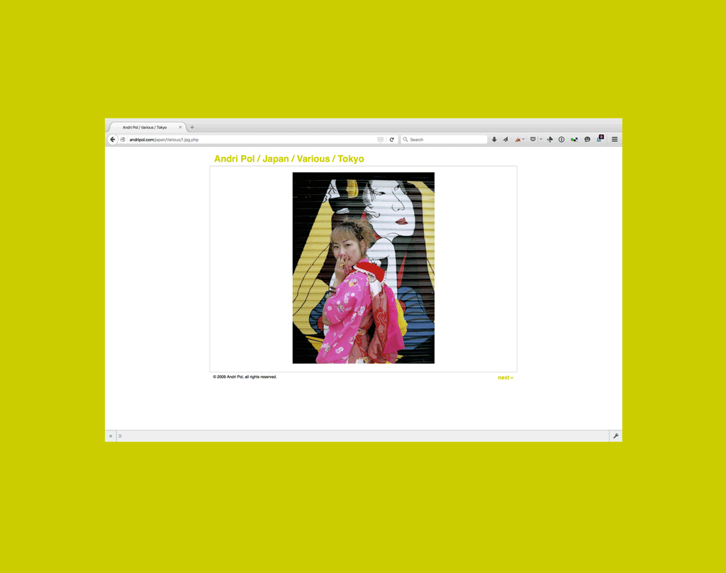 Website Gestaltung Andri Pol