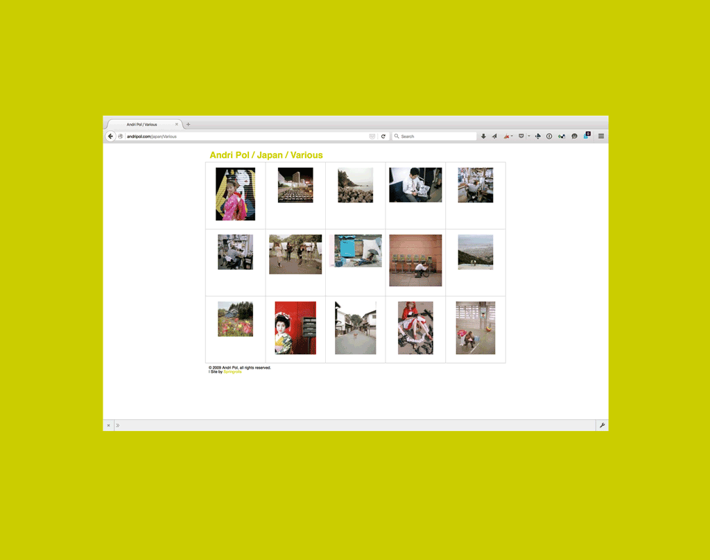 Website Gestaltung Andri Pol