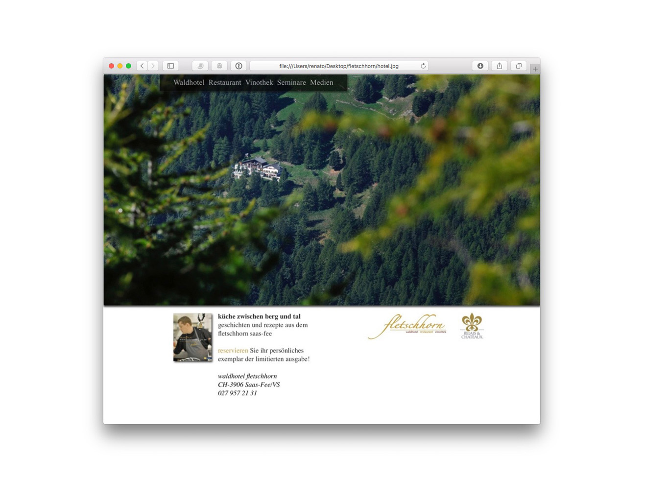 Website Fletschhorn