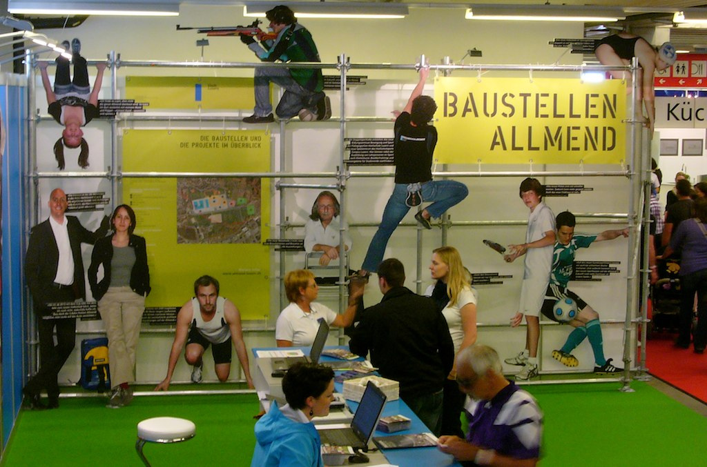 Szenografie Allmend Baustelle