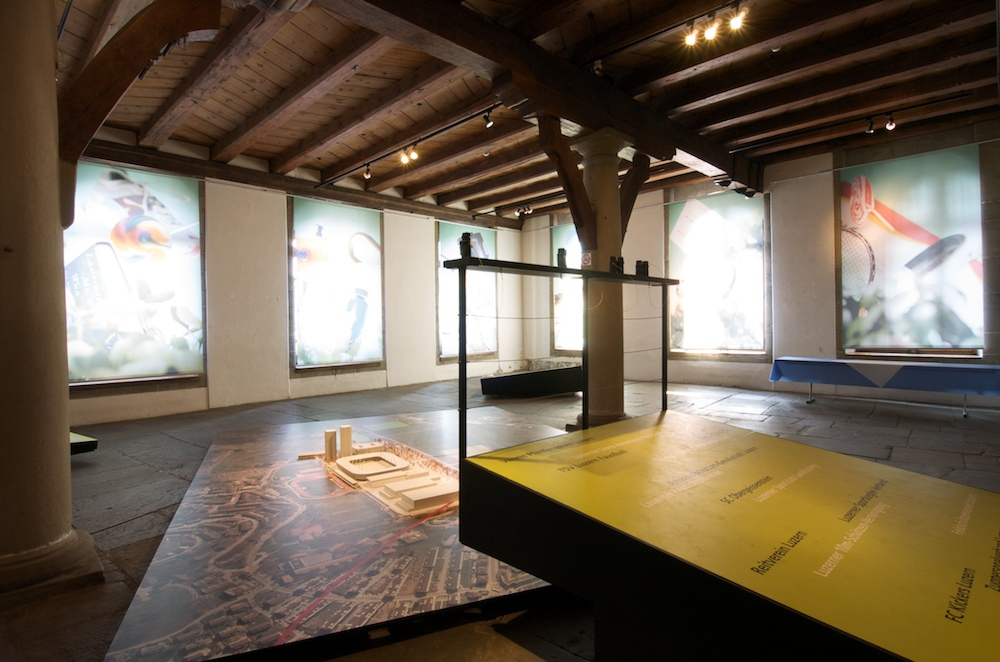 Sportarena Szenografie Luzern